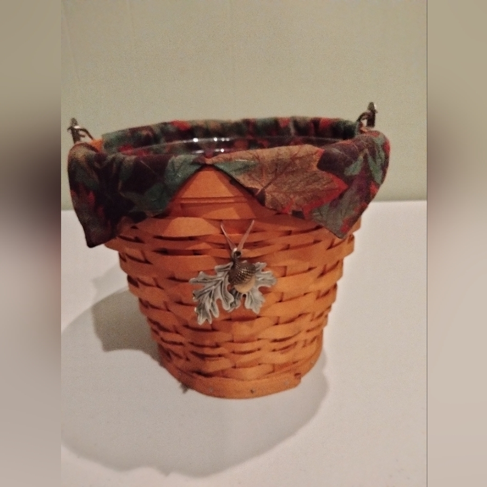 Longaberger classic Autumn pail basket